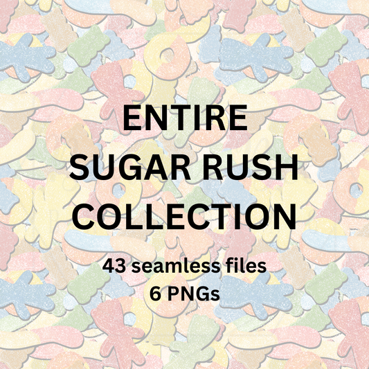 LIMITED Sugar Rush ENTIRE COLLECTION MEGA BUNDLE SEAMLESS PATTERNS
