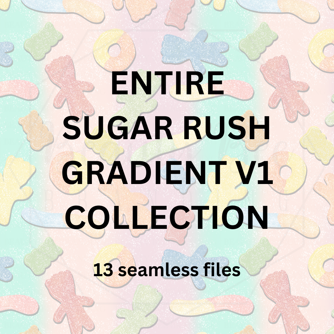 LIMITED Sugar Rush Gradient V1 MEGA BUNDLE SEAMLESS PATTERNS