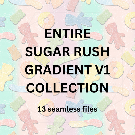 LIMITED Sugar Rush Gradient V1 MEGA BUNDLE SEAMLESS PATTERNS