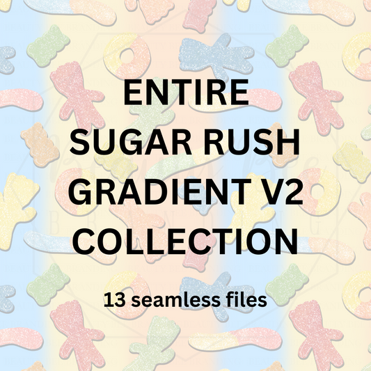 LIMITED Sugar Rush Gradient V2 MEGA BUNDLE SEAMLESS PATTERNS