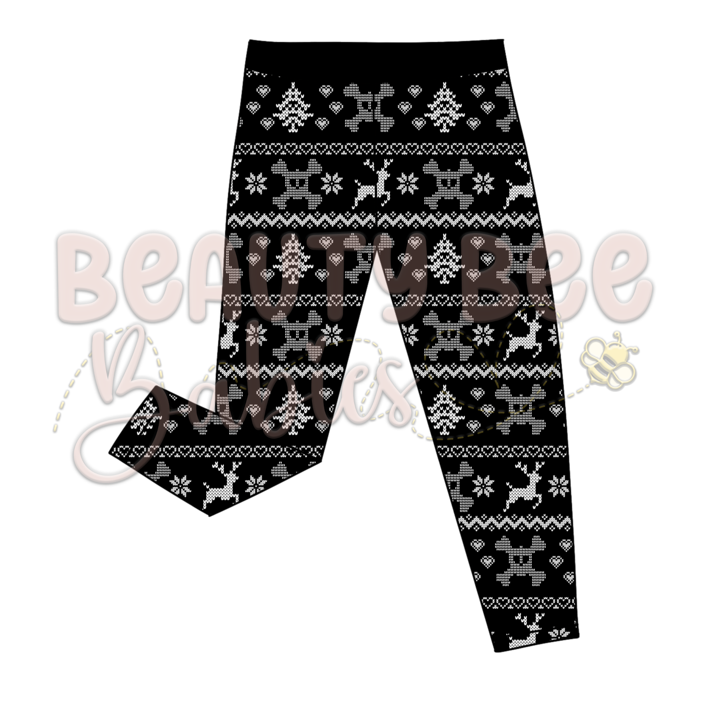 PREORDER Grunge Christmas Sweater Pajama Pants Bamboo Viscose