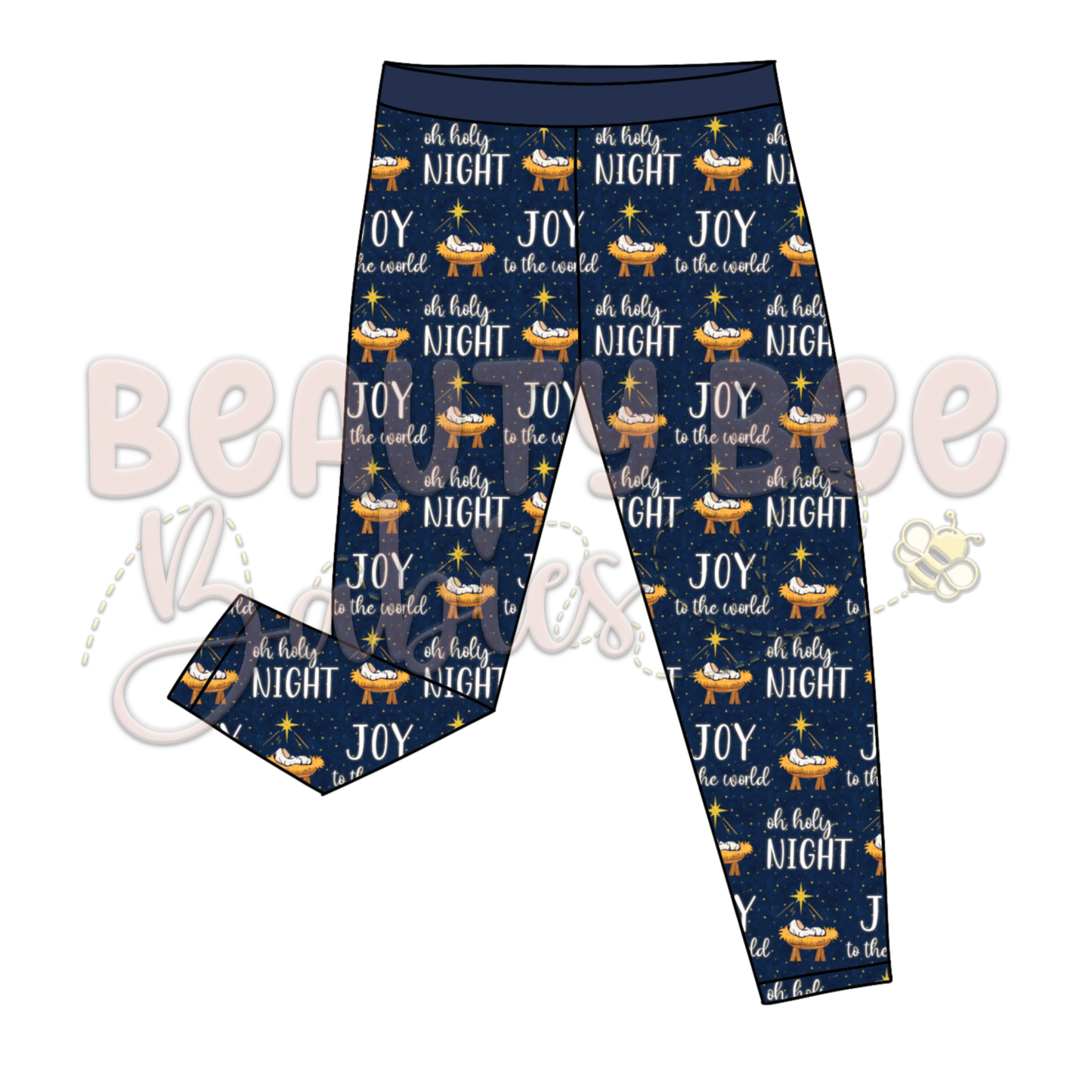 PREORDER Oh Holy Night Pajama Pants Bamboo Viscose