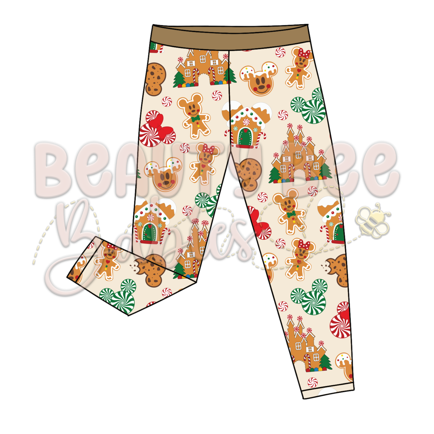 PREORDER Christmas Cookies Pajama Pants Bamboo Viscose