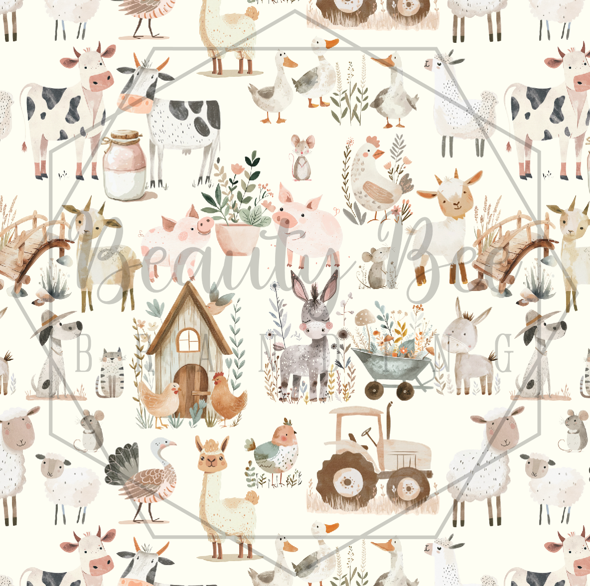 Farm Friends SEAMLESS PATTERN