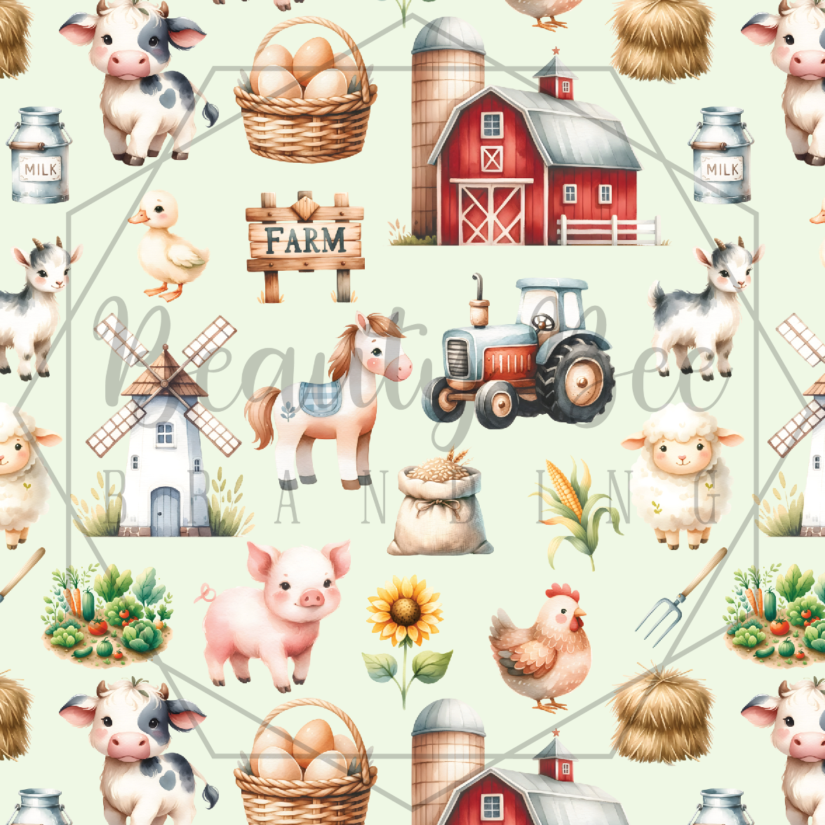 Farm Life SEAMLESS PATTERN