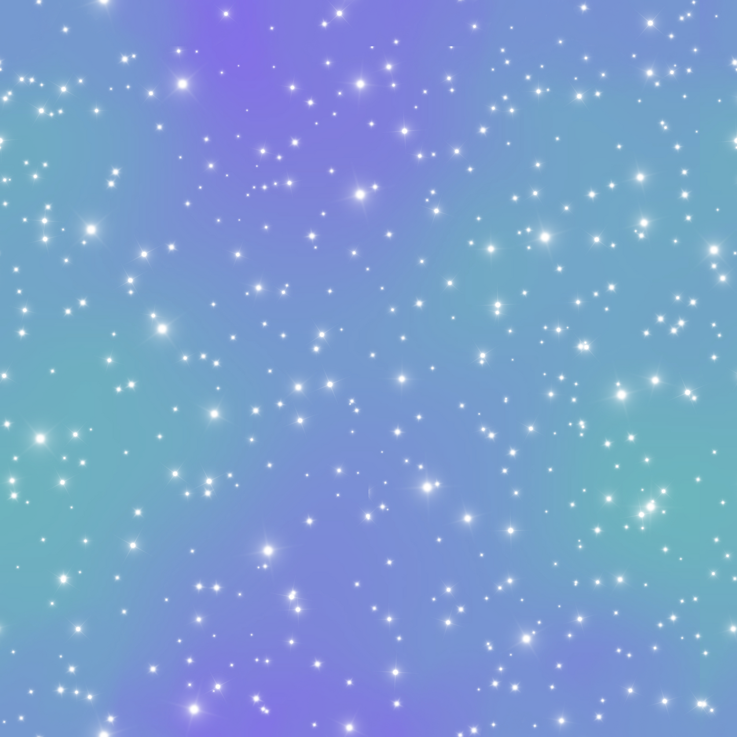 Spooky Treats Blue Stars Cord SEAMLESS PATTERN