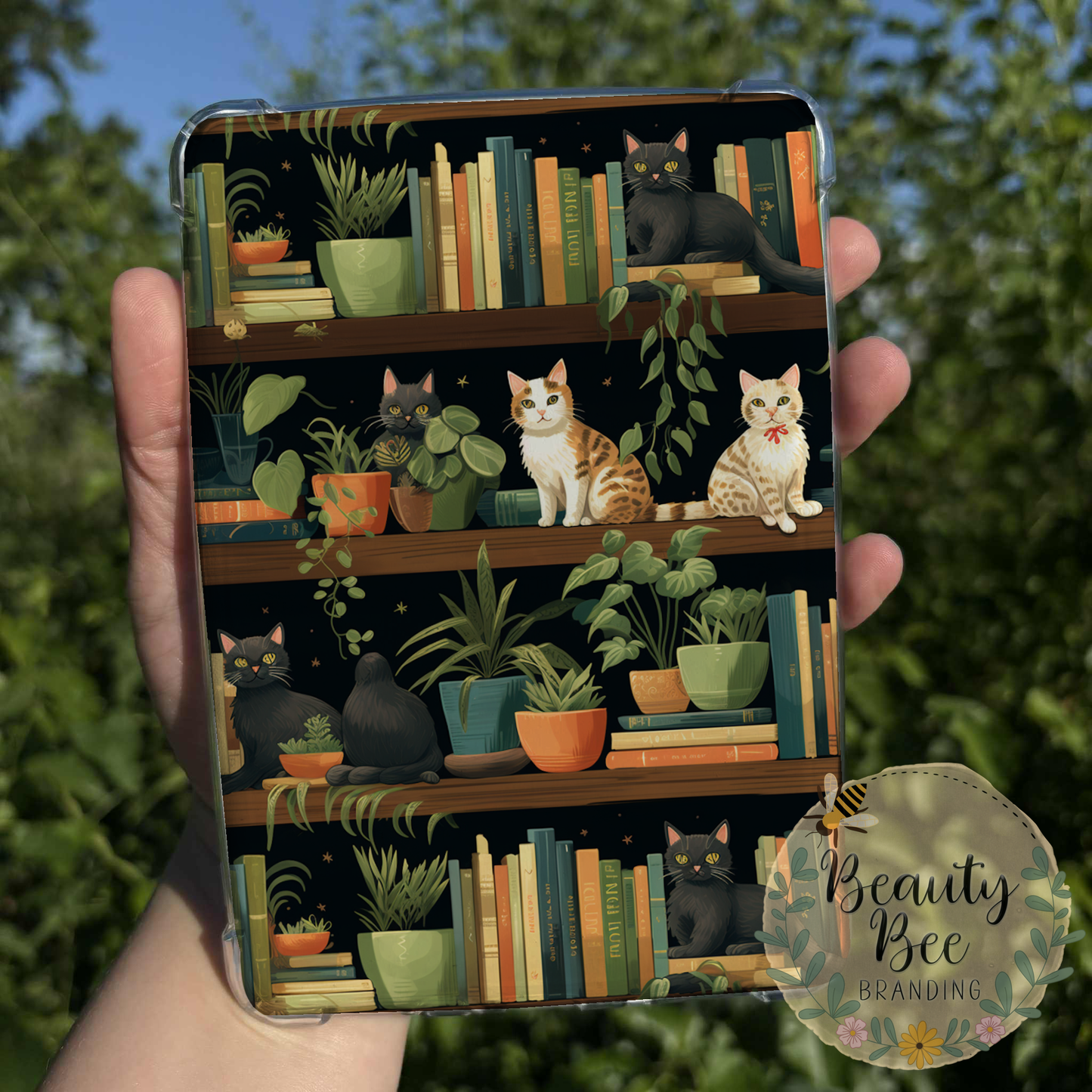 eReader Insert -Cat Shelf