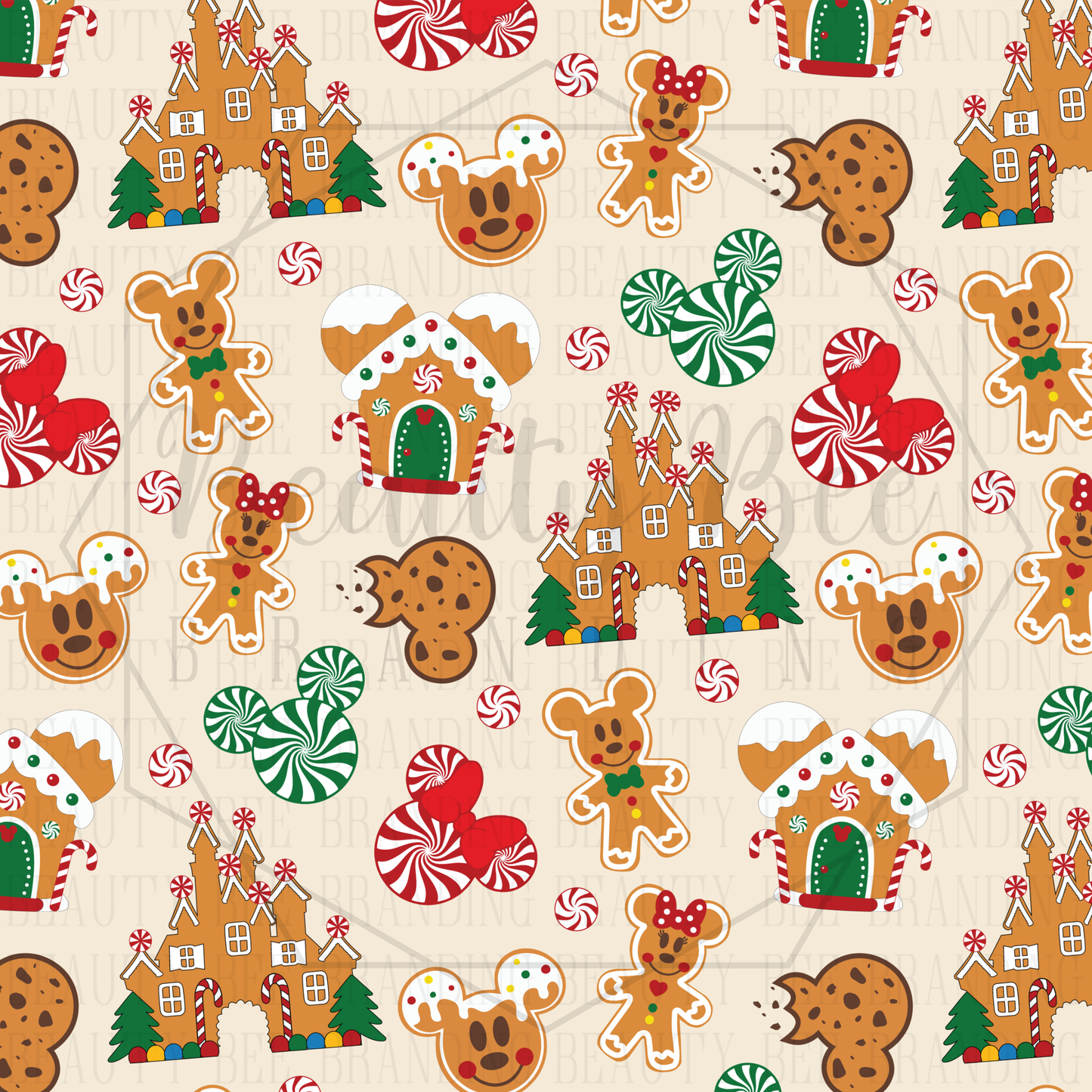 Christmas Cookies SEAMLESS PATTERN