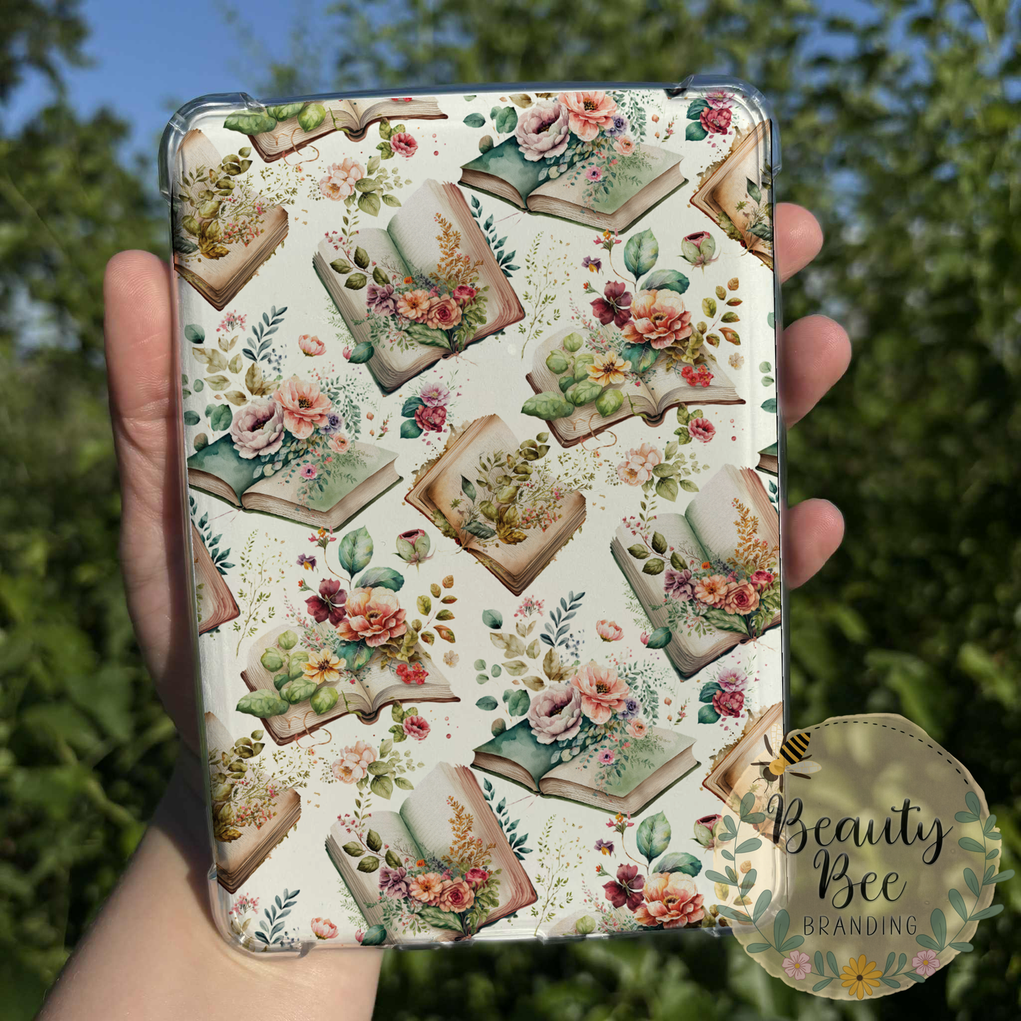 eReader Insert - Floral Books