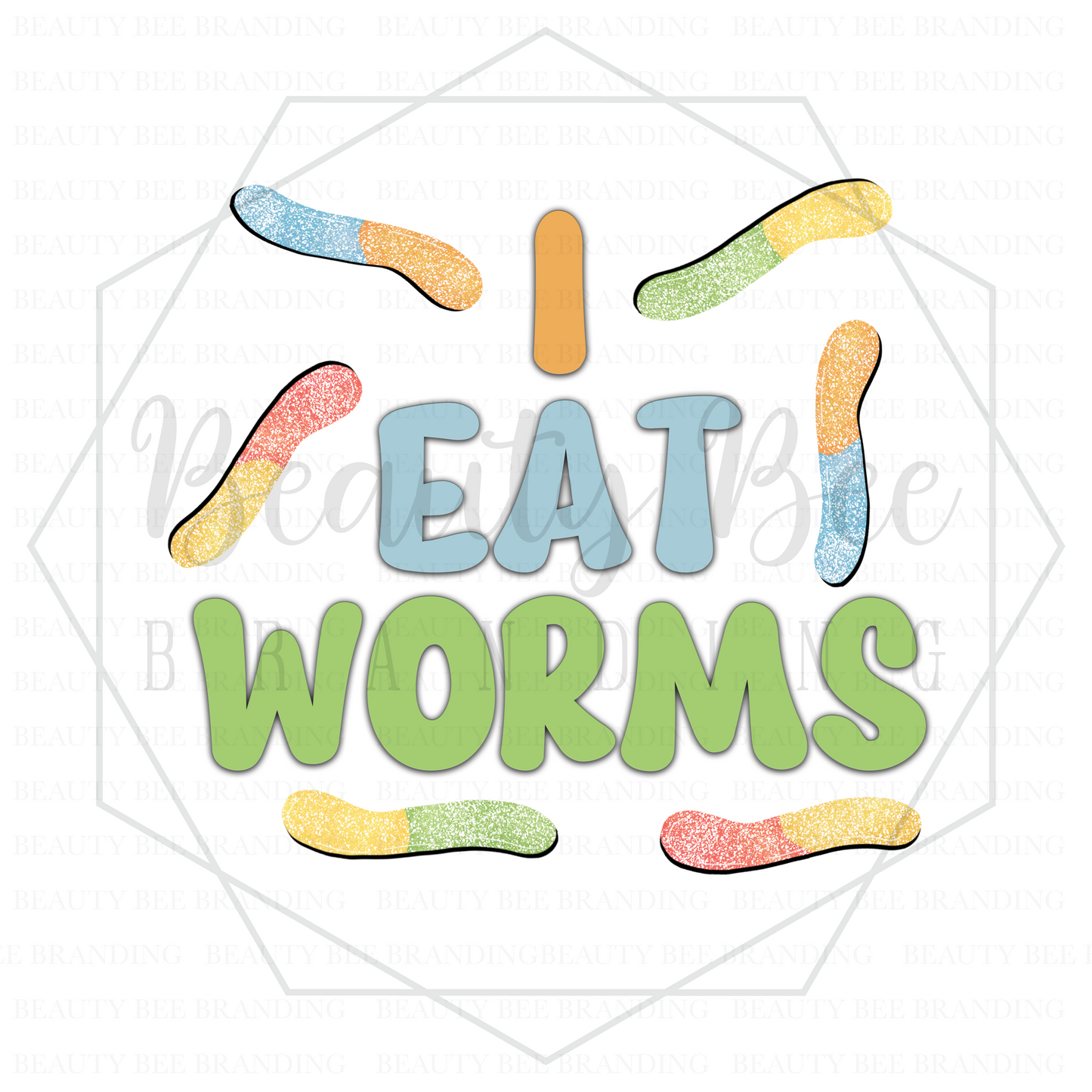 Sugar Rush I Eat Worms PNG