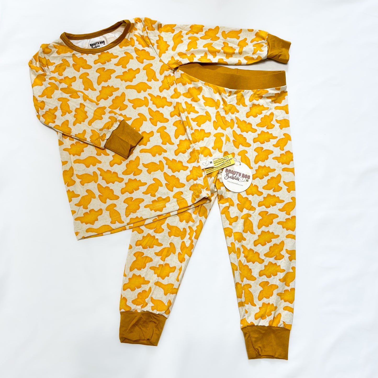 IN STOCK Dino Nuggets Bamboo Viscose Pajamas