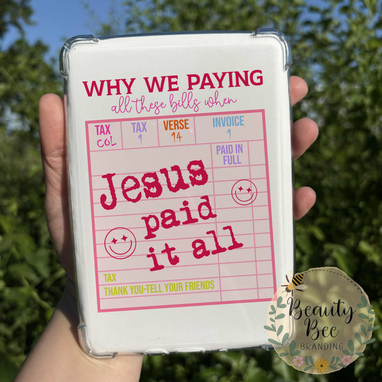 eReader Insert - Jesus Paid It All