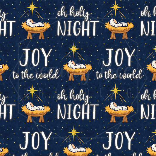 Oh Holy Night SEAMLESS PATTERN