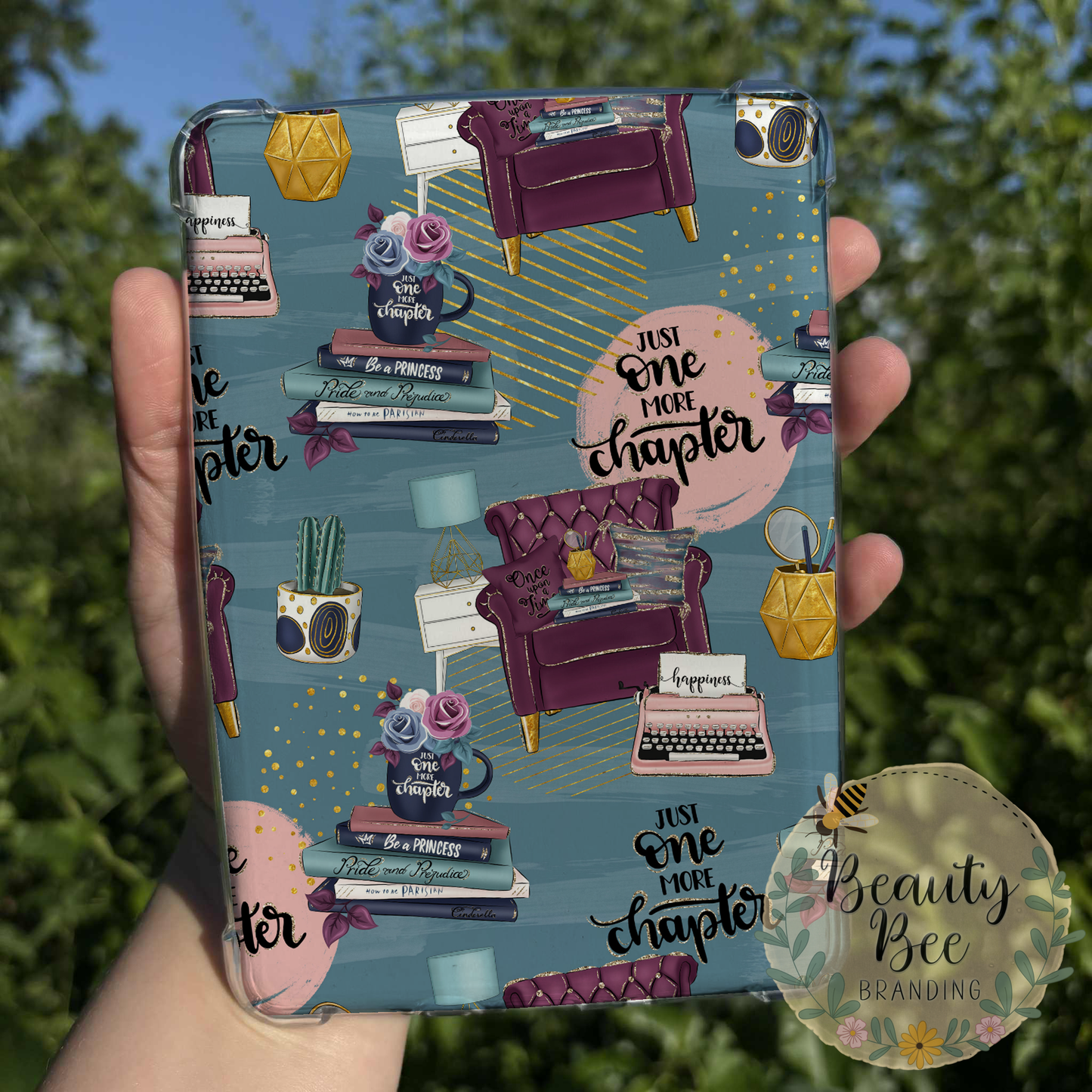 eReader Insert -One More Chapter Teal