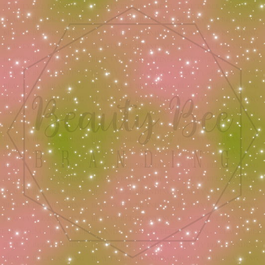 Spooky Treats Orange Stars Cord SEAMLESS PATTERN