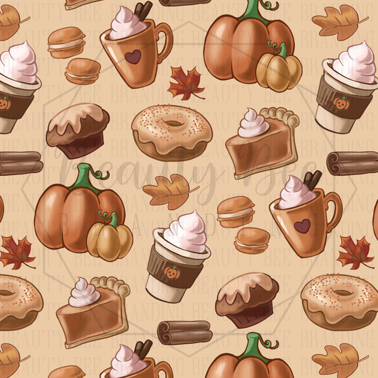 Pumpkin Spice SEAMLESS PATTERN