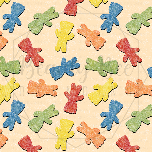 Sugar Rush Sour Patch Neutral SEAMLESS PATTERN