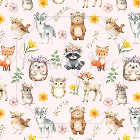Spring Critters SEAMLESS PATTERN
