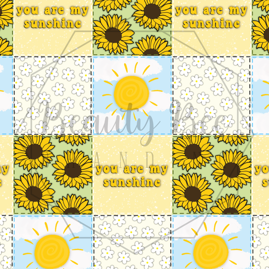 Sunshine Patchwork SEAMLESS PATTERN