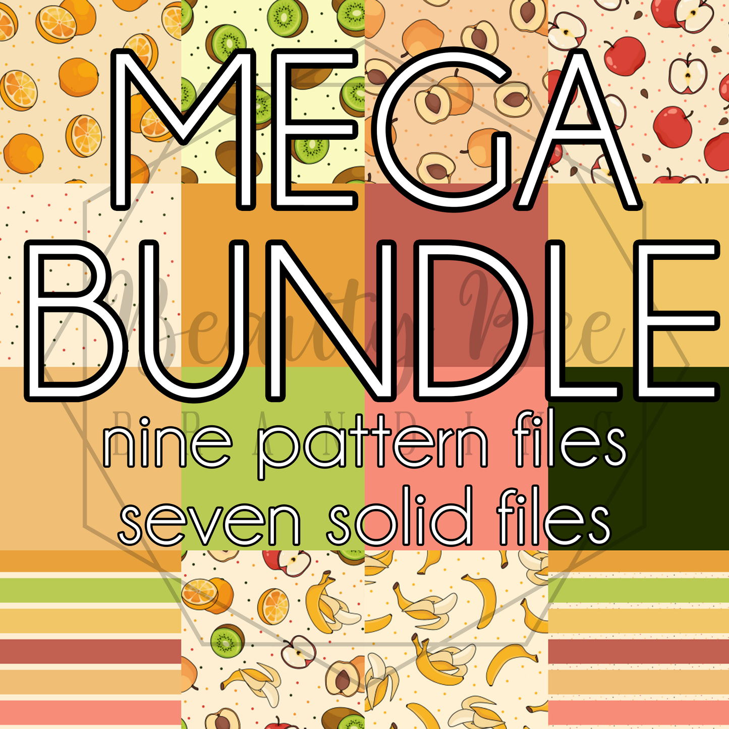 Fruit Salad Collection MEGA BUNDLE SEAMLESS PATTERNS