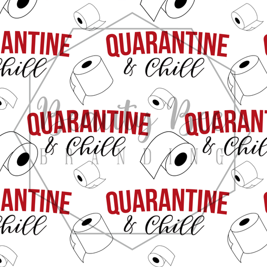 Quarantine & Chill TP SEAMLESS PATTERN
