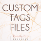 Custom Tags File
