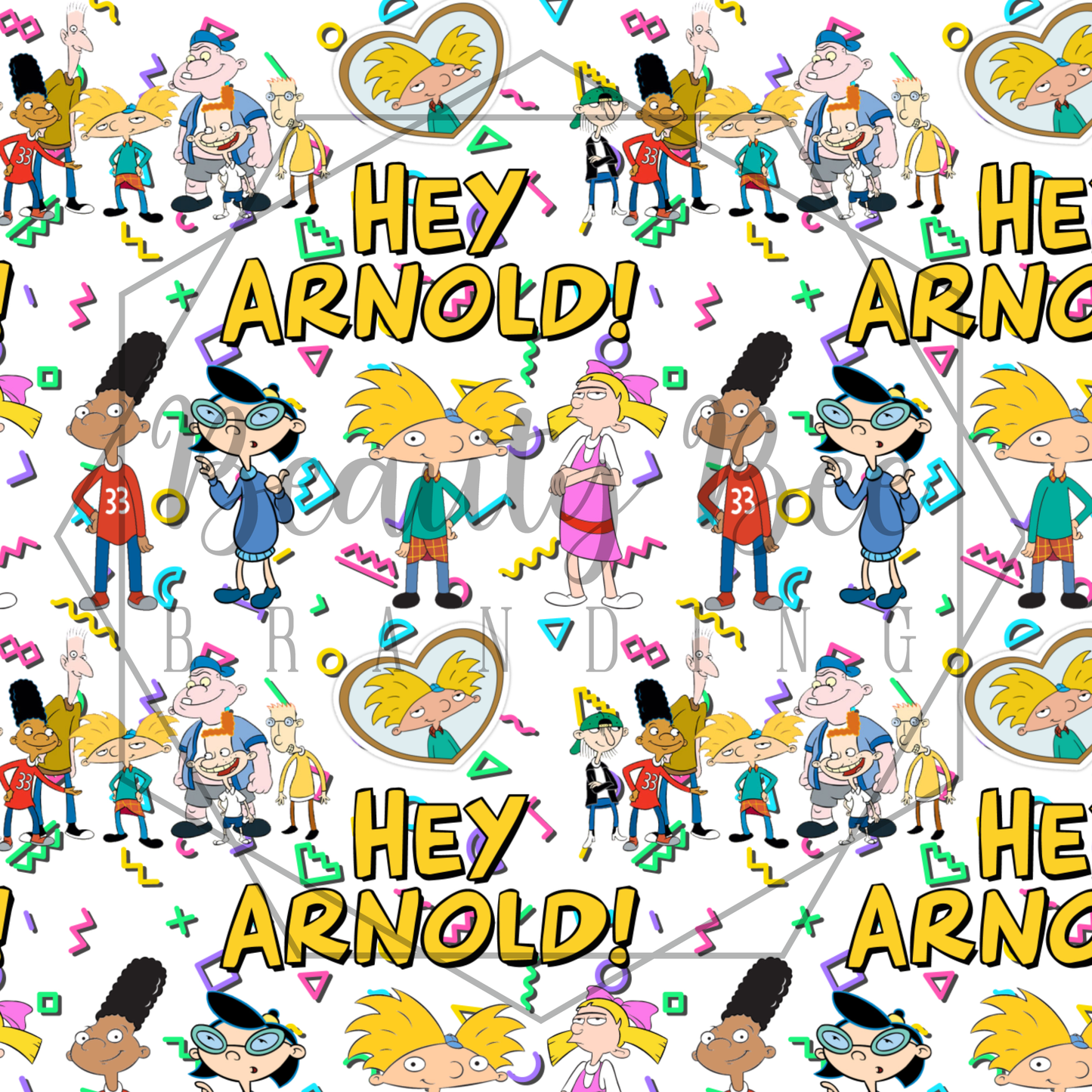 Football Head SEAMLESS PATTERN