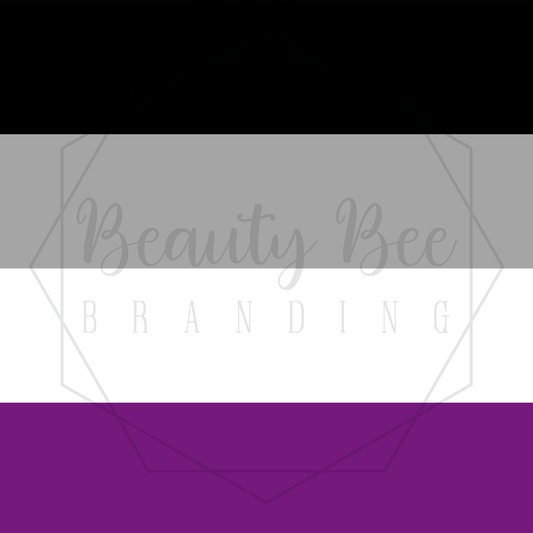 Pride Flag Asexual SEAMLESS PATTERN