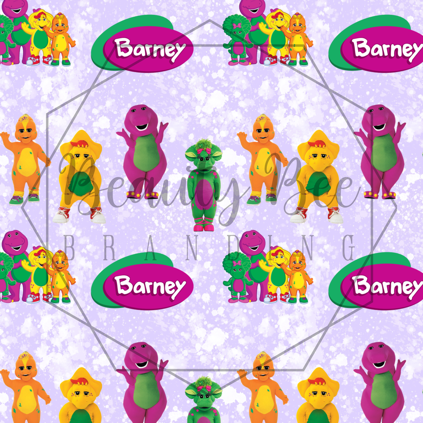 Purple Dino Acid Wash SEAMLESS PATTERN