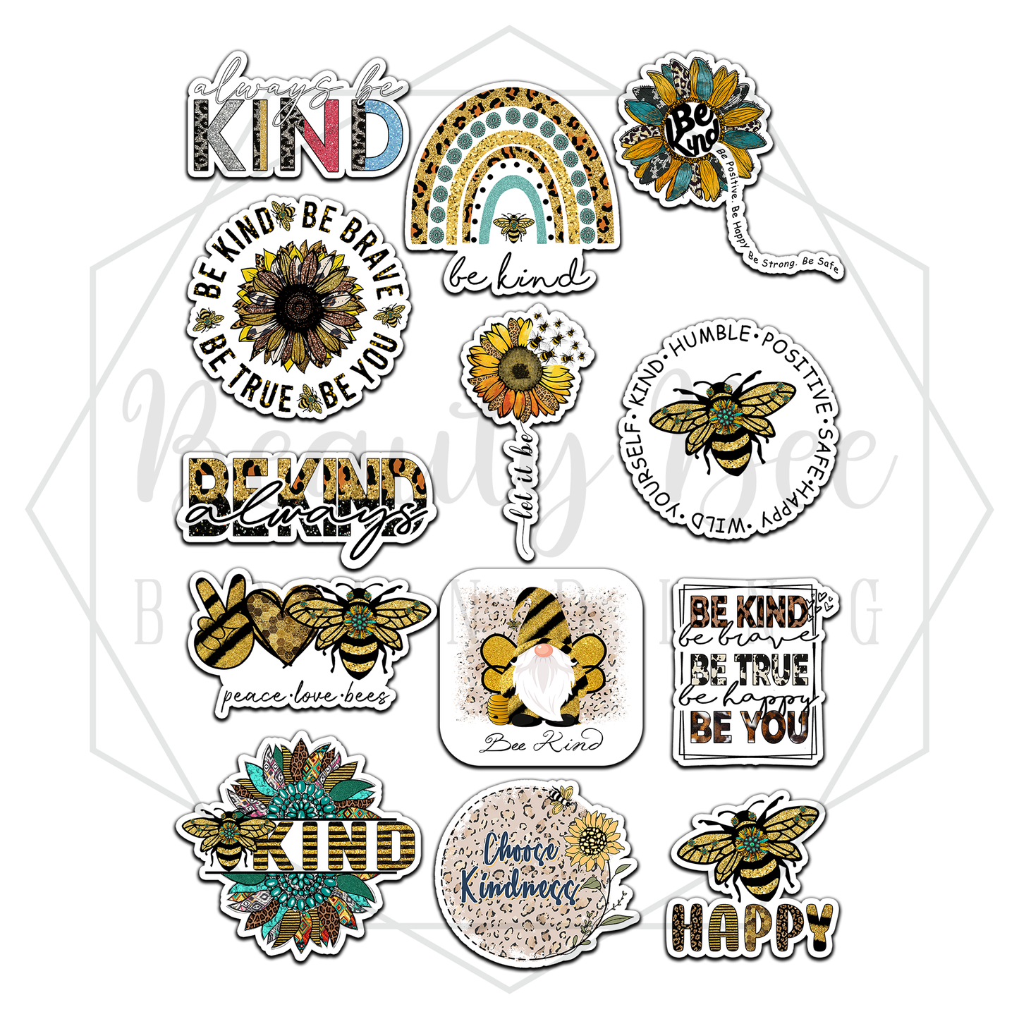 Bee Kind Sticker Sheet