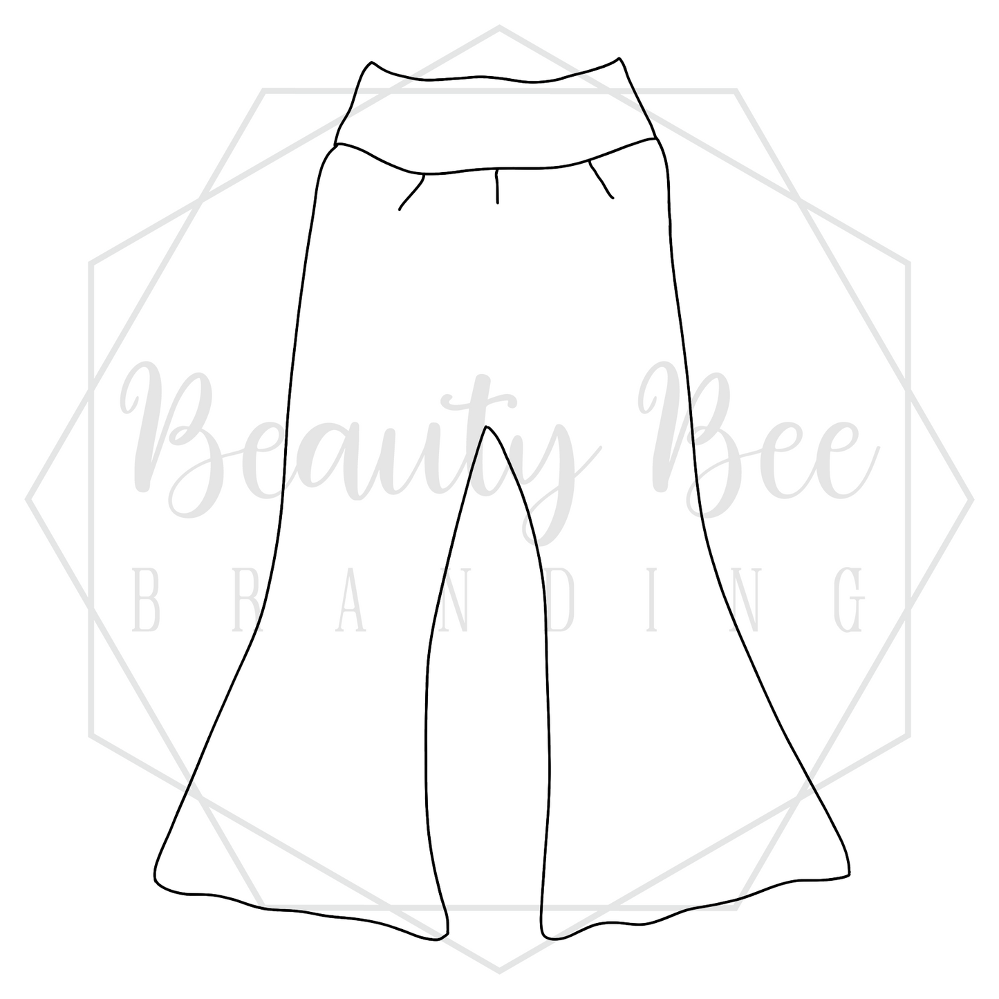 Bell Bottoms/Flare Pants Mock Up