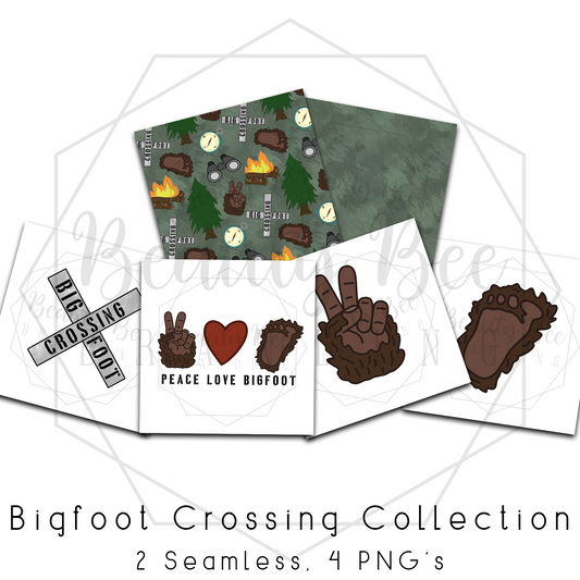 LIMITED Bigfoot Crossing MEGA BUNDLE SEAMLESS PATTERNS