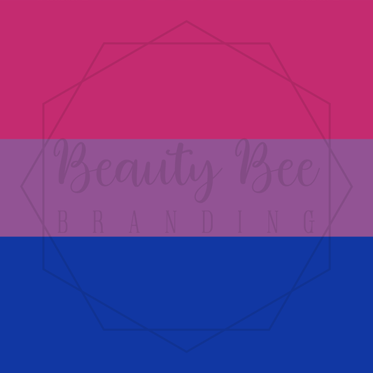 Pride Flag Bisexual SEAMLESS PATTERN