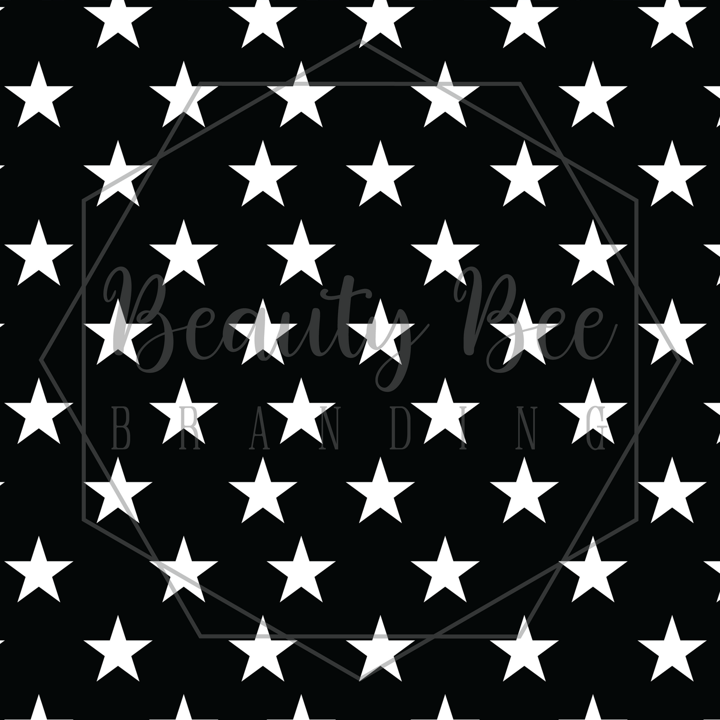 Black and White Stars SEAMLESS PATTERN