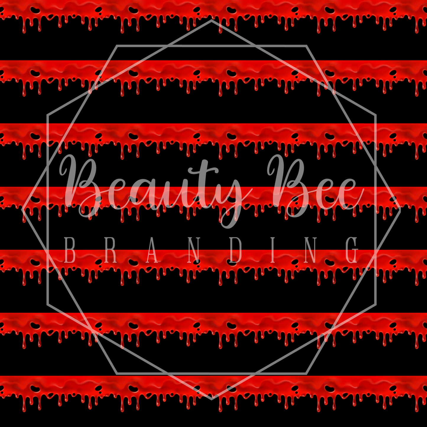 Dripping Blood 7-1 Full Yard SEAMLESS PATTERN