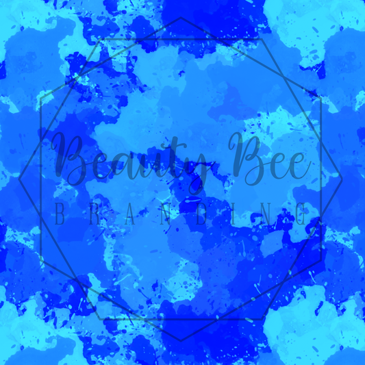 Watercolor Ocean SEAMLESS PATTERN
