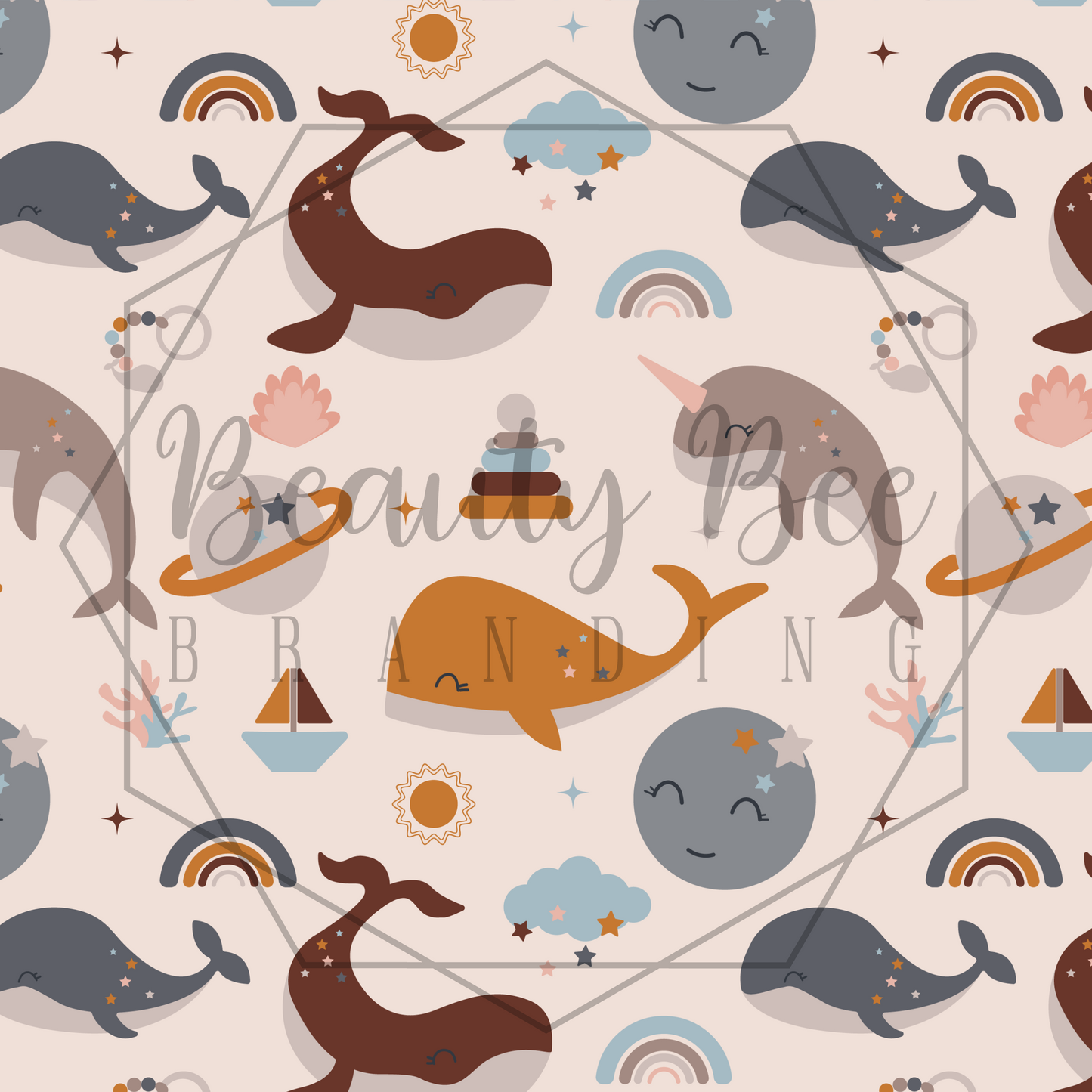 Boho Nursery SEAMLESS PATTERN