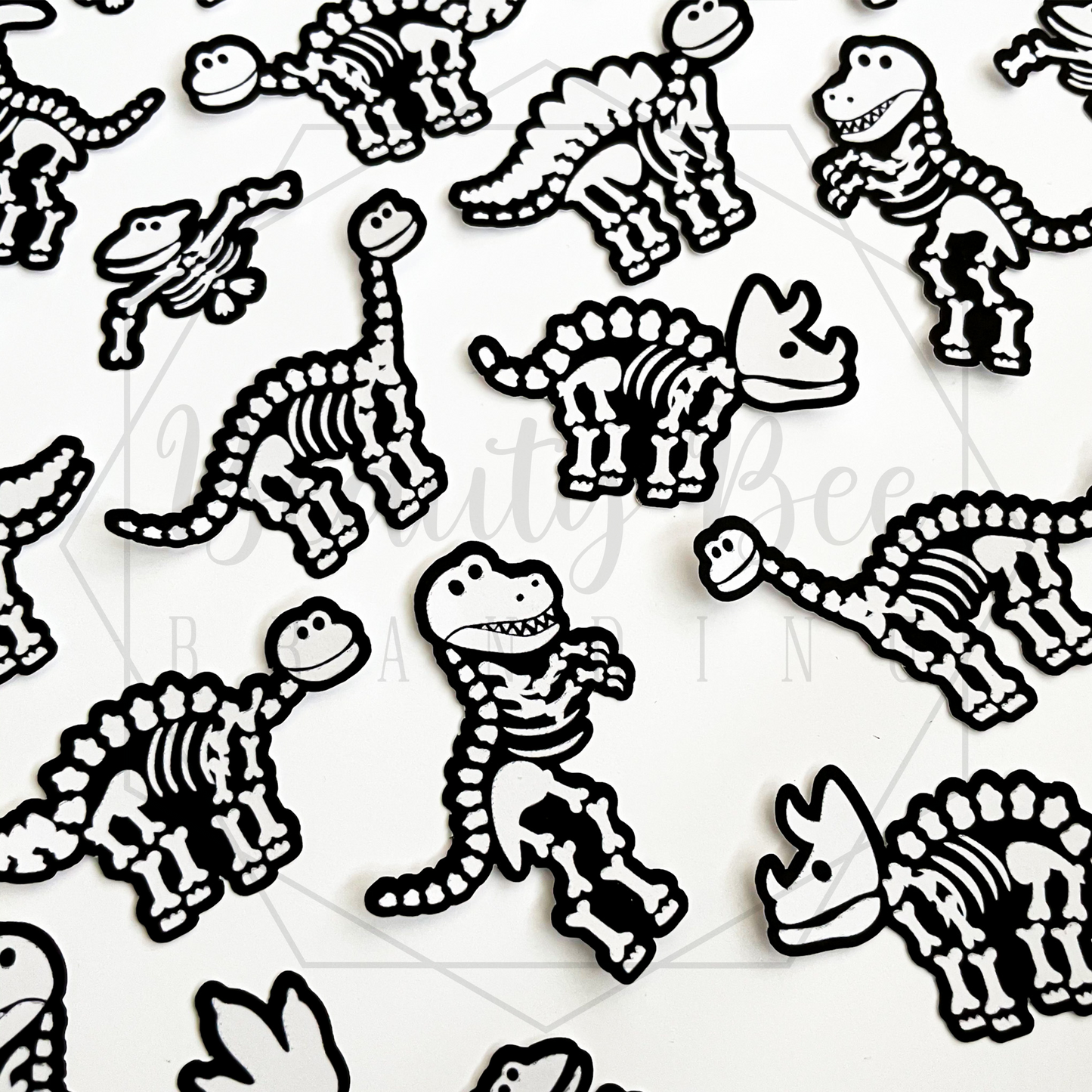 Dino Bones Temporary Tattoos