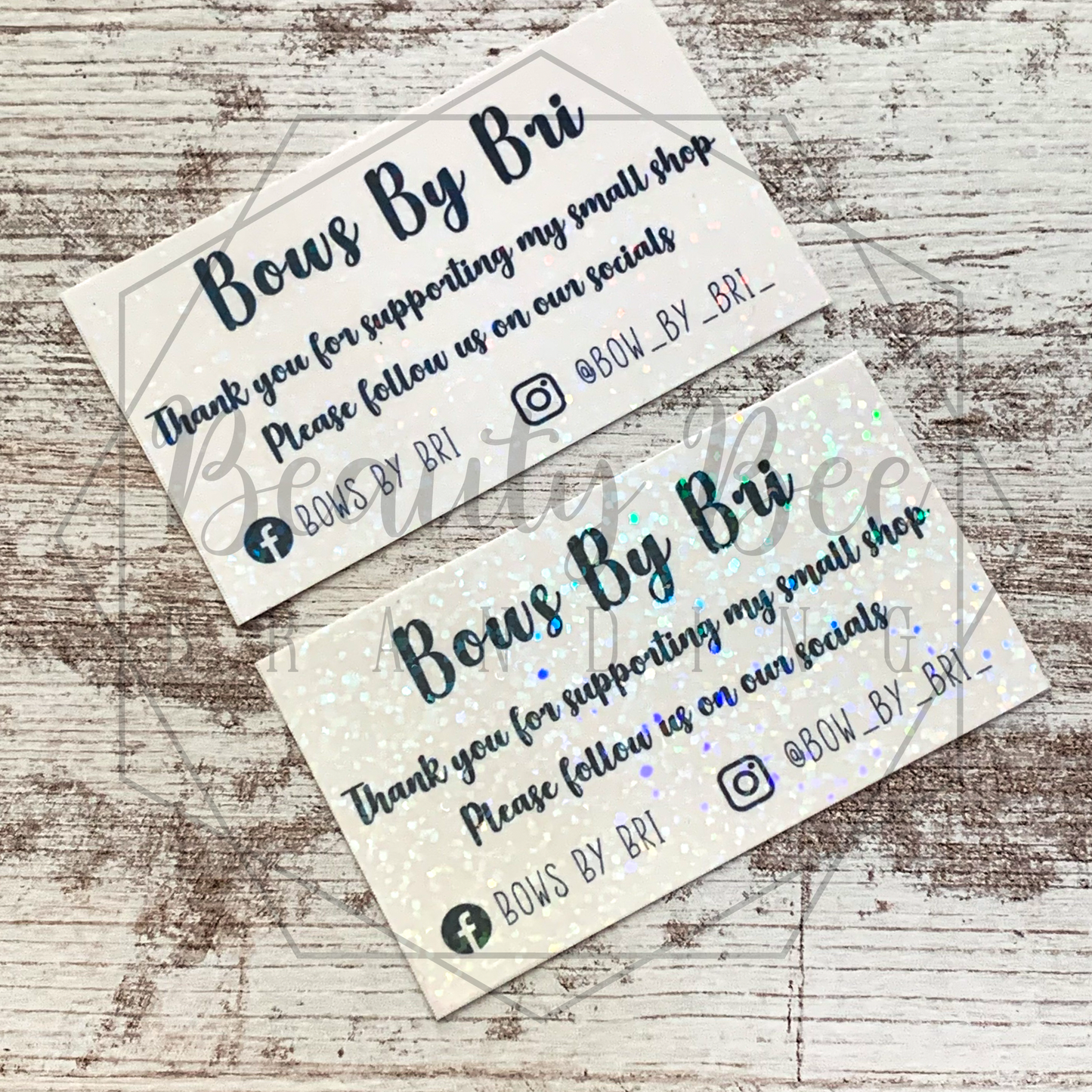 Holo Overlay for Business Cards