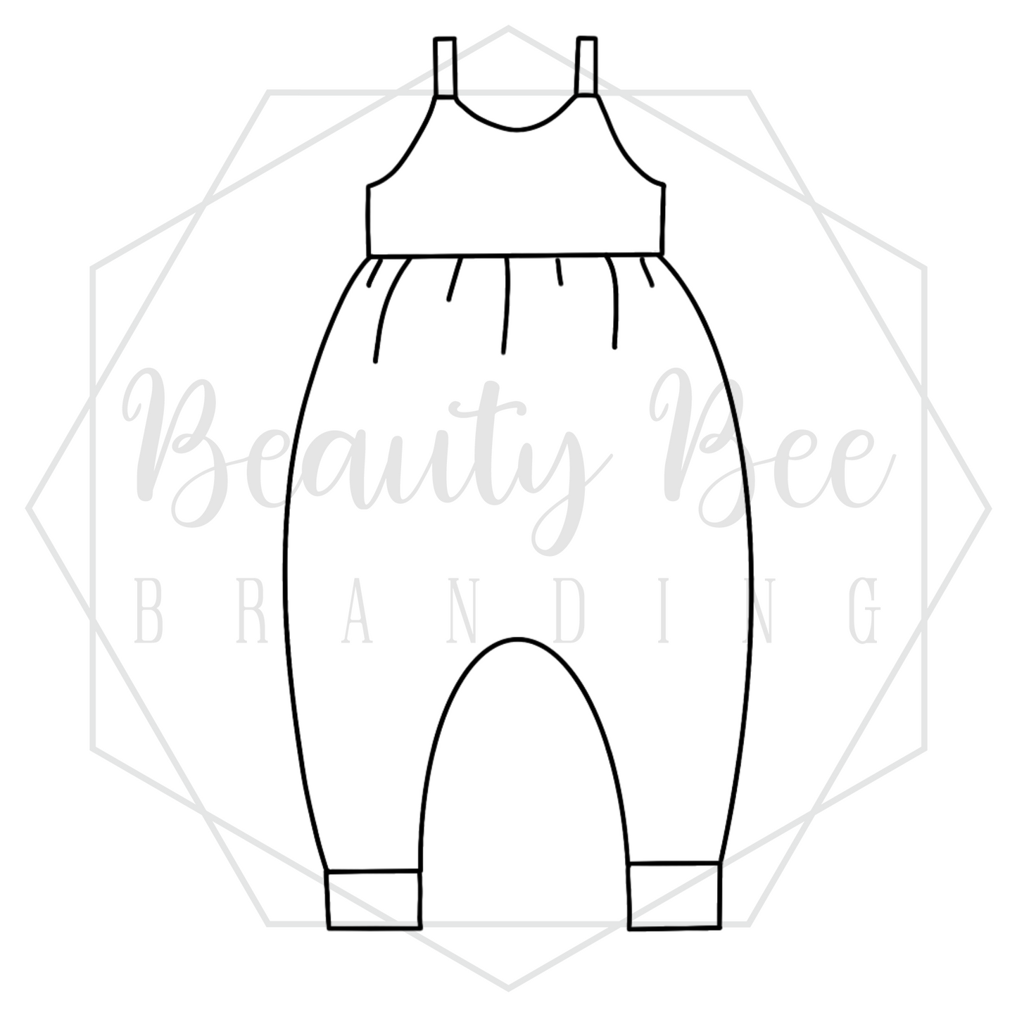 Bubble Romper Mock Up