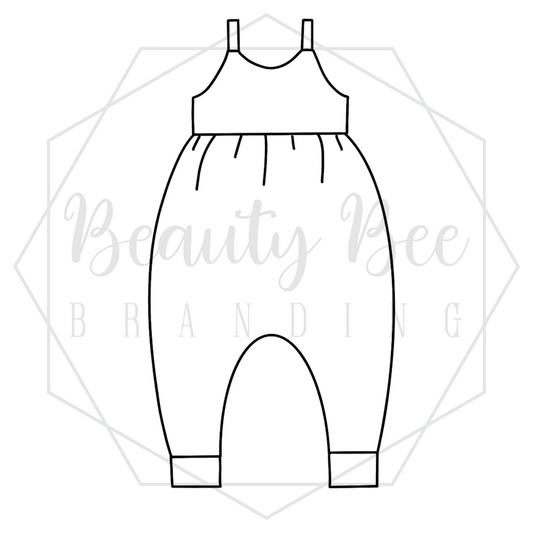 Bubble Romper Mock Up