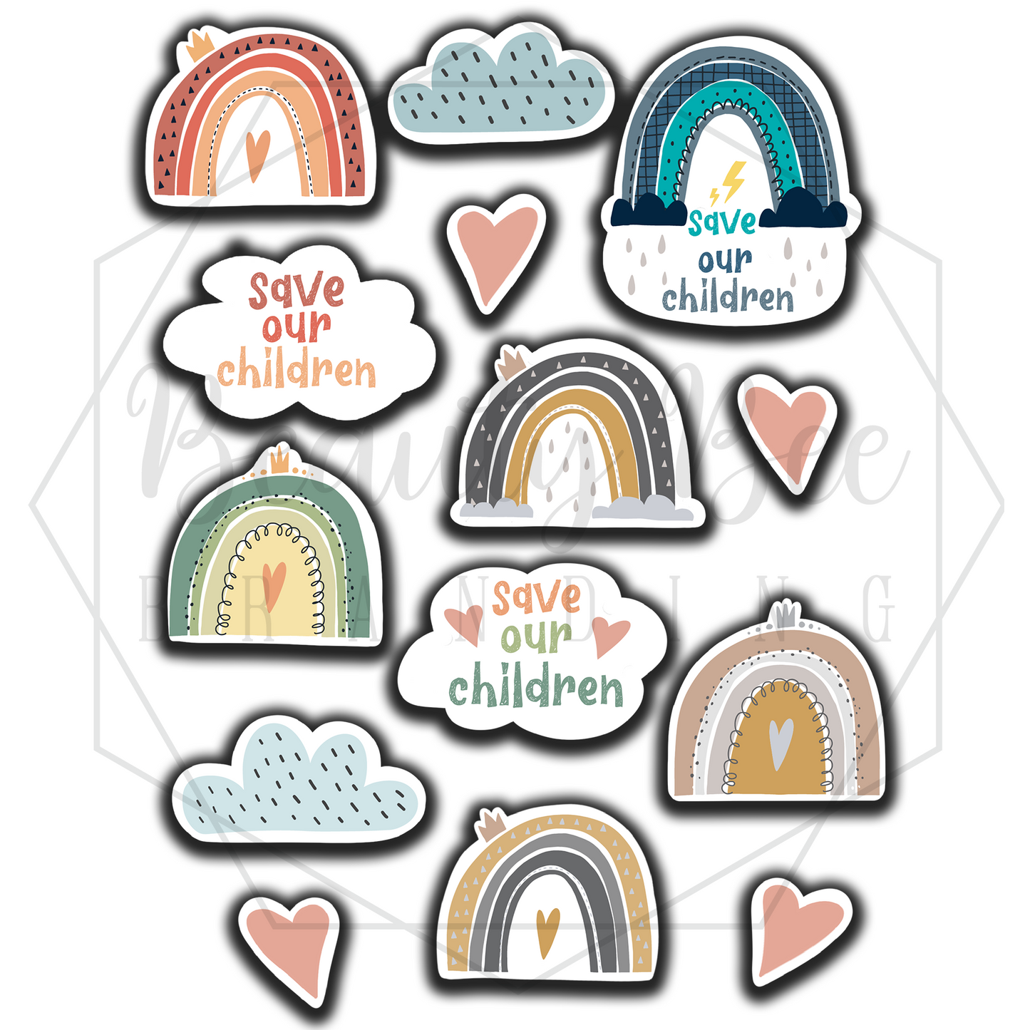 Save Our Children Sticker Sheet