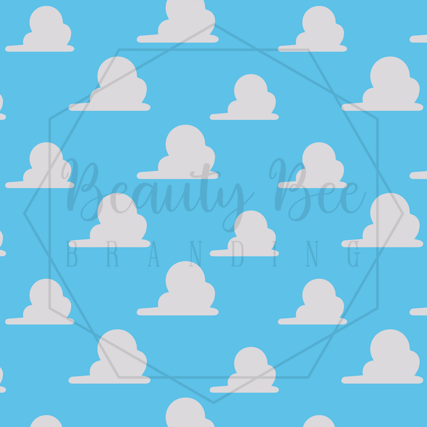 Friend In Me Clouds SEAMLESS PATTERN