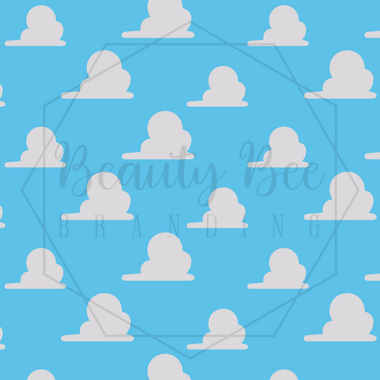 Friend In Me Clouds SEAMLESS PATTERN