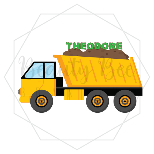 Construction V2 Customized DIGITAL DECAL - Sublimation and Print & Cut Files
