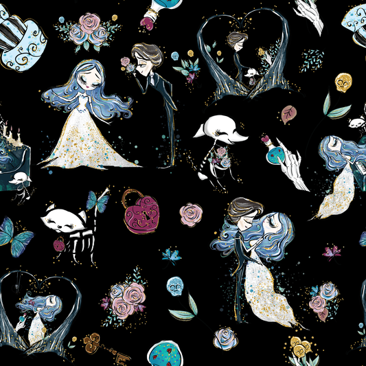 Dead Bride SEAMLESS PATTERN