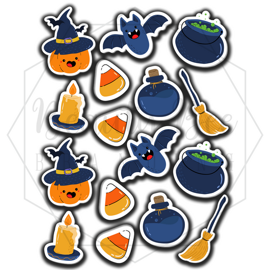 Cutesy Halloween Sticker Sheet