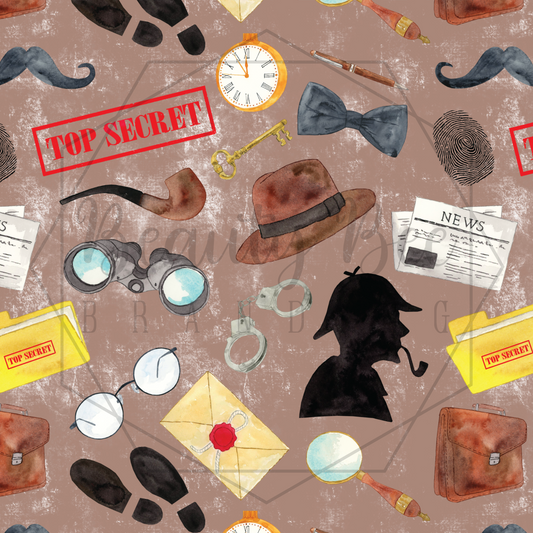 Detective SEAMLESS PATTERN