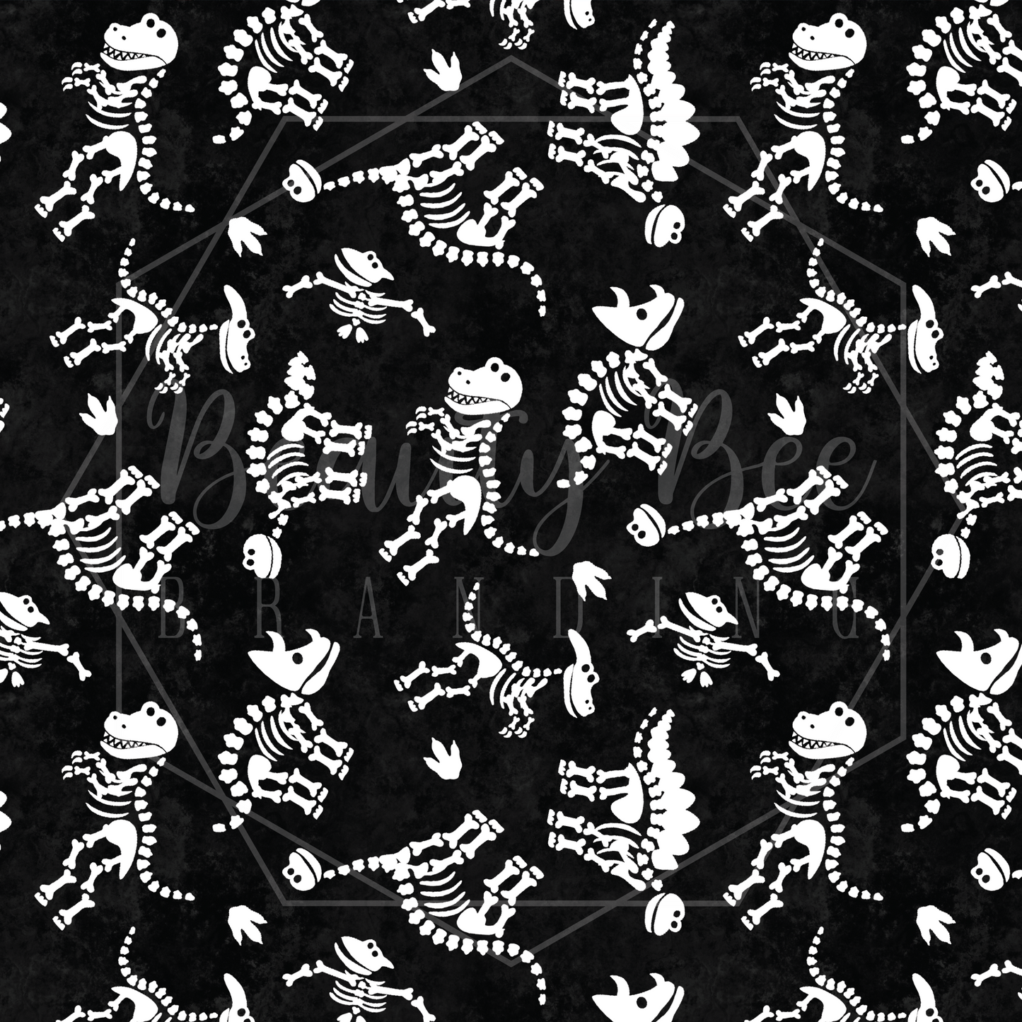 Dino Fossils SEAMLESS PATTERN