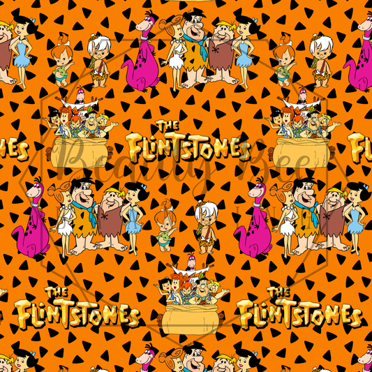 Prehistoric Family SEAMLESS PATTERN